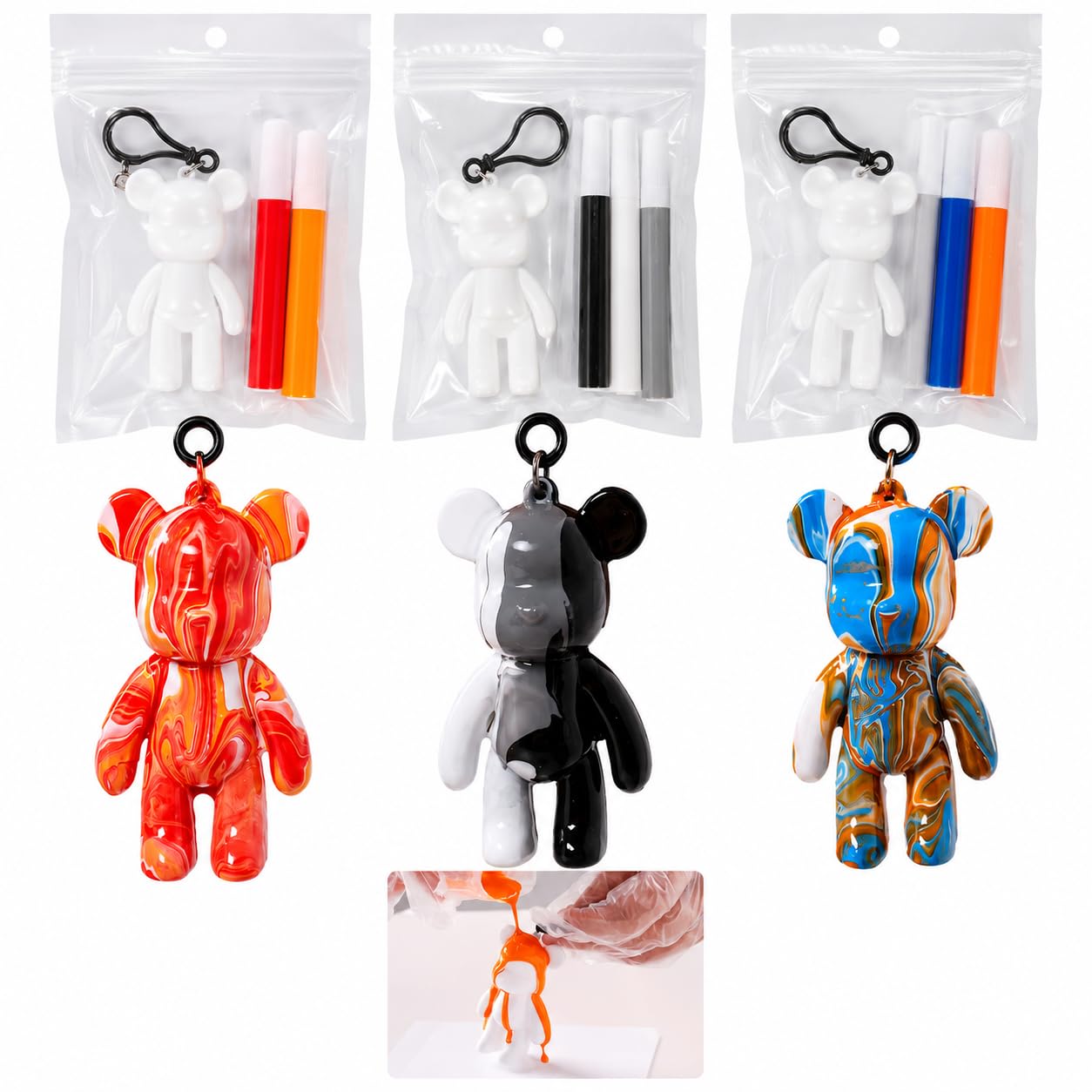 Amazon.co.jp: CLAFTLAB SAIL DIY ペインティング 流動ベア ペイント