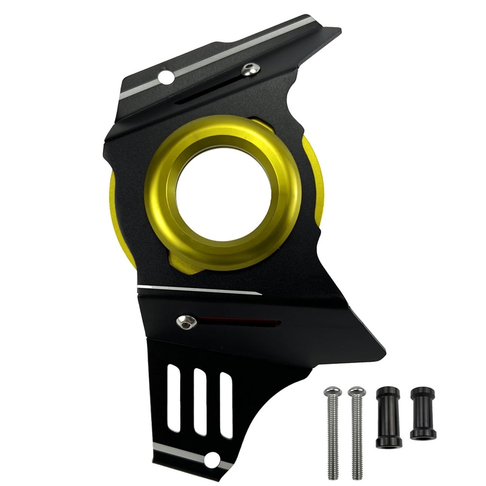 Protector de cadena Yamaha MT03 contra impactos con acabado dorado 7