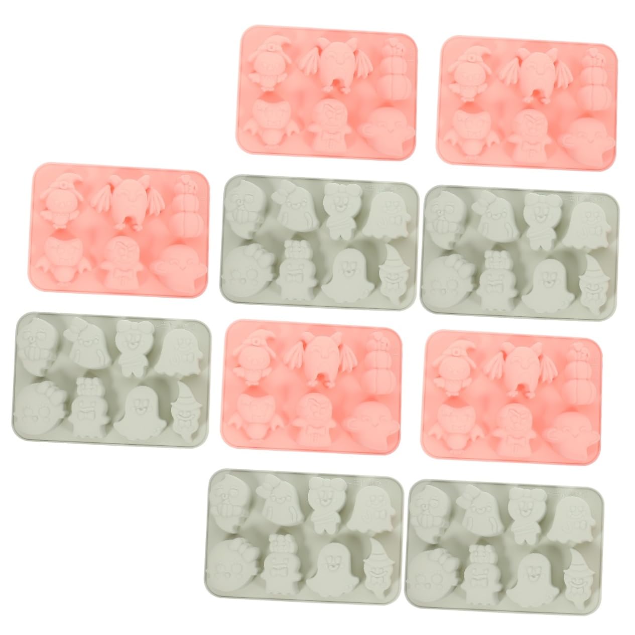 Alipis 10 Pièces Moule De Cuisson Cookie Gâteau Dessert Moules Molde De Para Chocolat Cookie Cuisson Gâteau Moules Fantôme Cookie Moule Para Chocolat De Halloween 3D Halloween