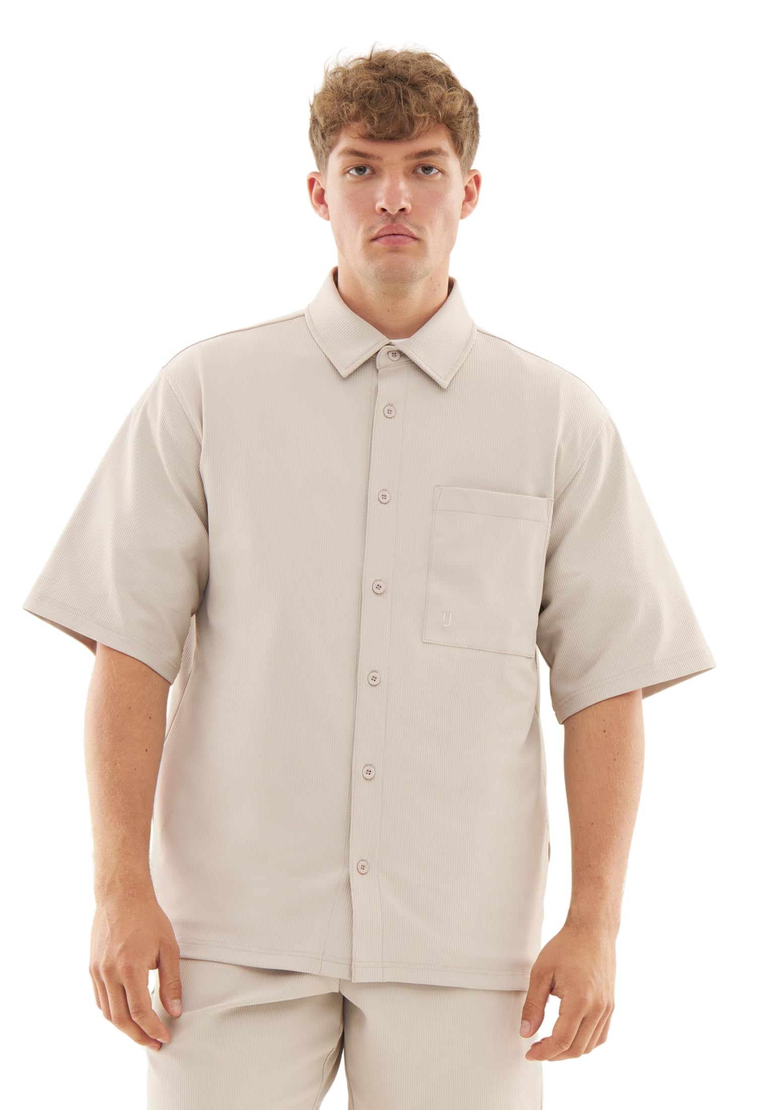 Johnny Urban Hemd Herren Kurzarm - Mason - Oversize Kurzarmhemd mit Brusttasche - Casual Shirt für Sommer, Urlaub, Festival - Freizeithemd mit 240 GSM - Einfarbig