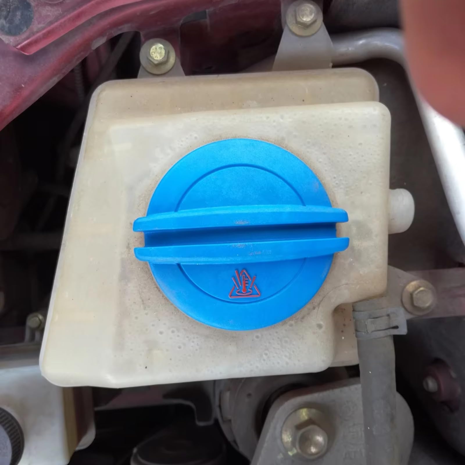 Compatible con VW Scirocco 2009 2010 2011 2012 2013-2018 3B0121321 Tapa del depósito de expansión Depósito de radiador