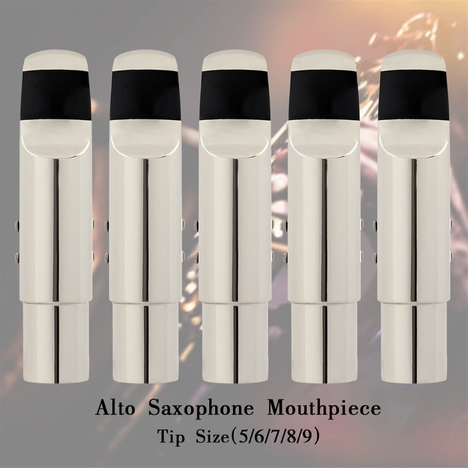 TSTS Boquilla De Saxofón Alto Boquillas De Saxofón Alto Boquilla De Saxofón Alto Chapada En Plata Accesorios de repuesto para saxofón