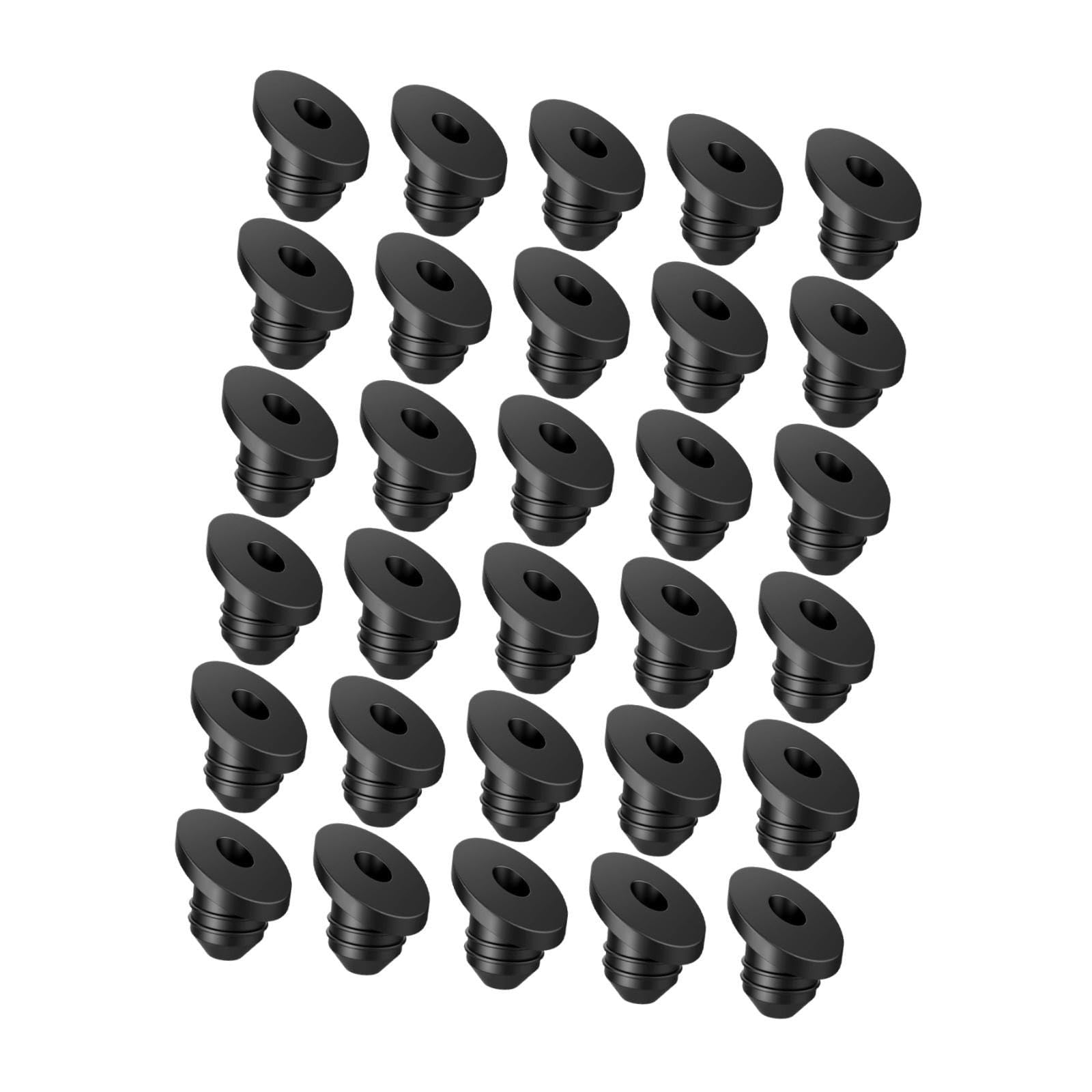 perfk Rondelles biseautées d'angle 30x45 degrés pour câbles de 1/8 "5/32" 3/16 ", faciles à installer pour les poteaux métalliques, manchons de protection,