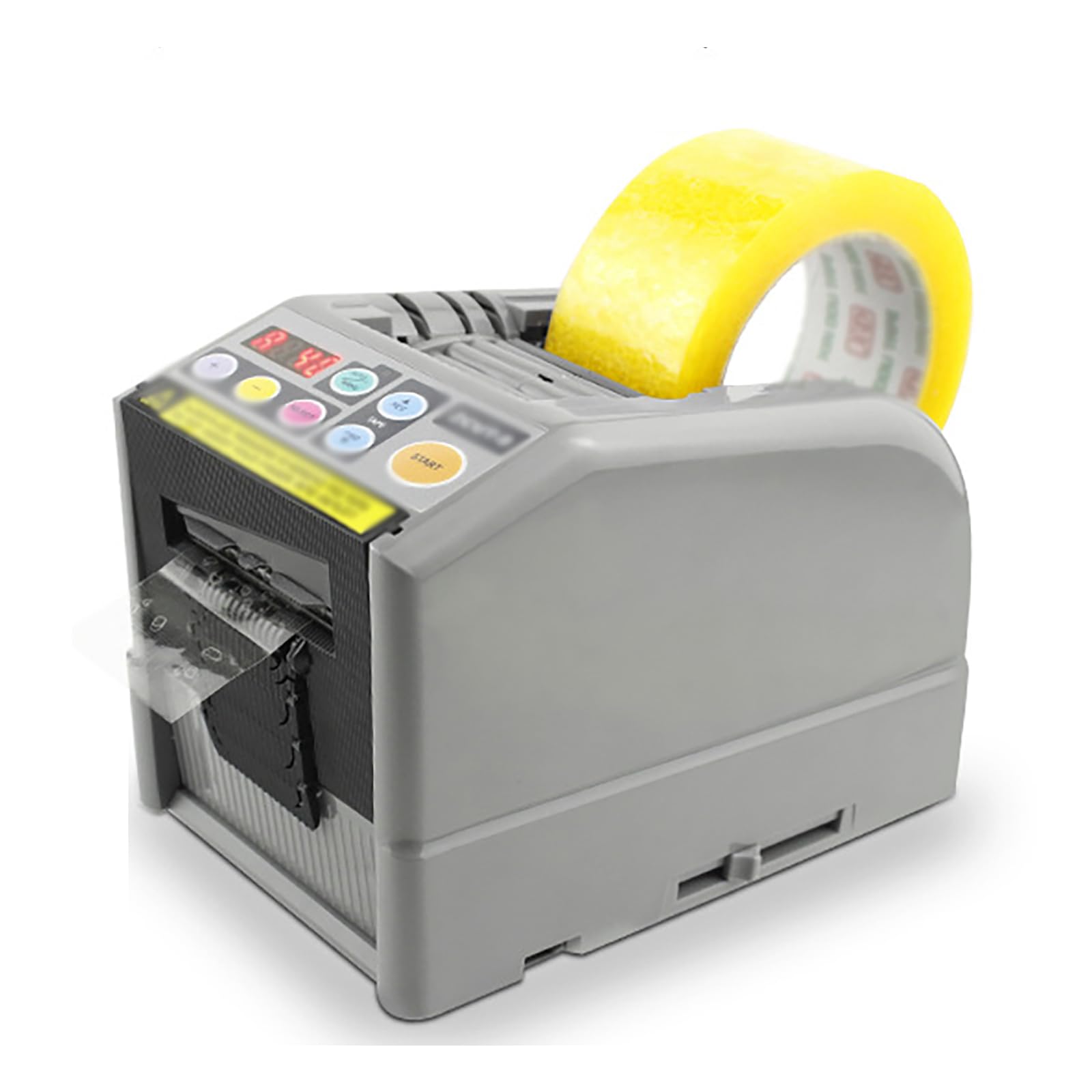 Dispensador automático de cinta, máquina de corte de cinta eléctrica con ajustes de memoria, modos manuales/automáticos para un corte eficiente de cinta en la oficina y el hogar