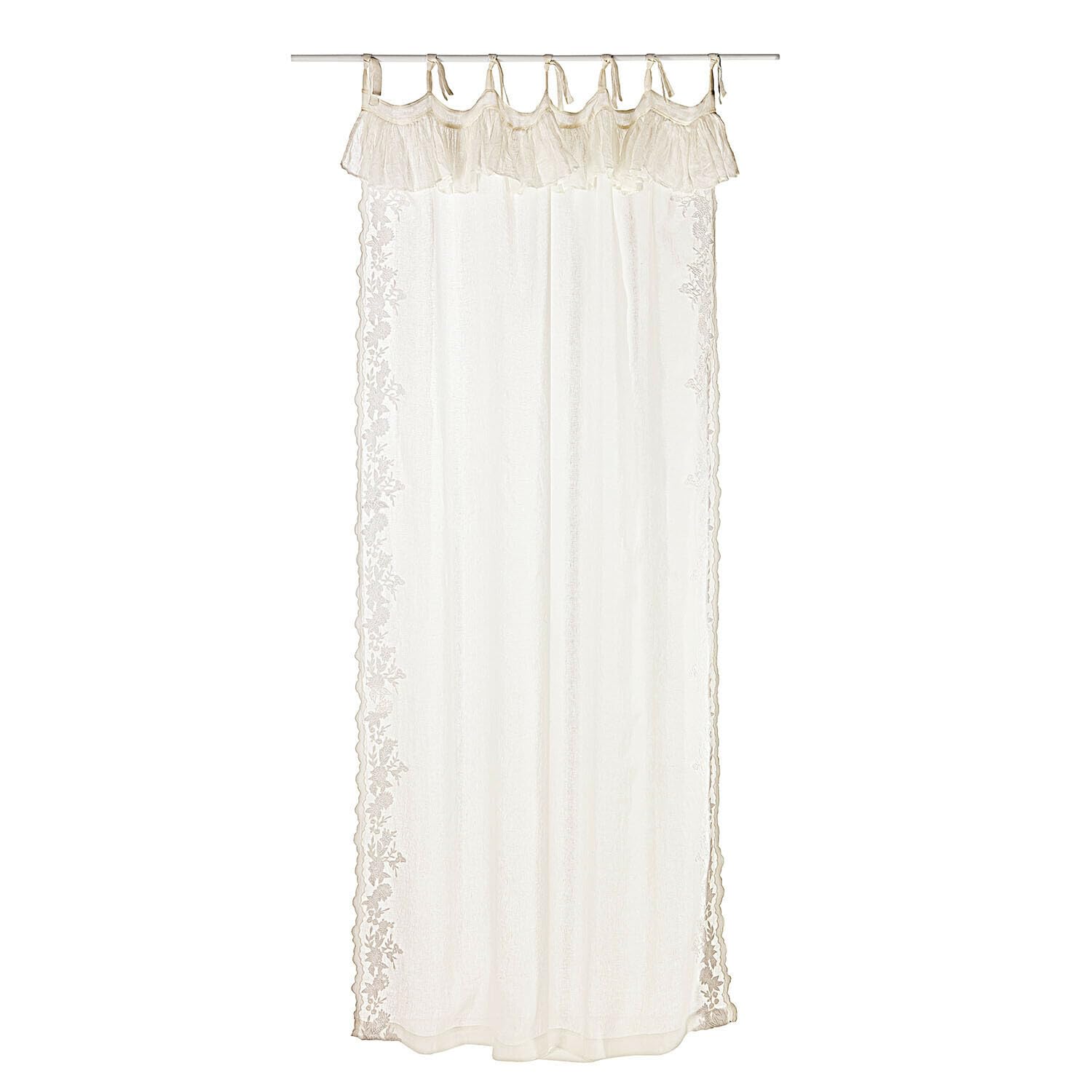 Loberon Denise Voilage - Batiste Transparente - Pur Lin, crème