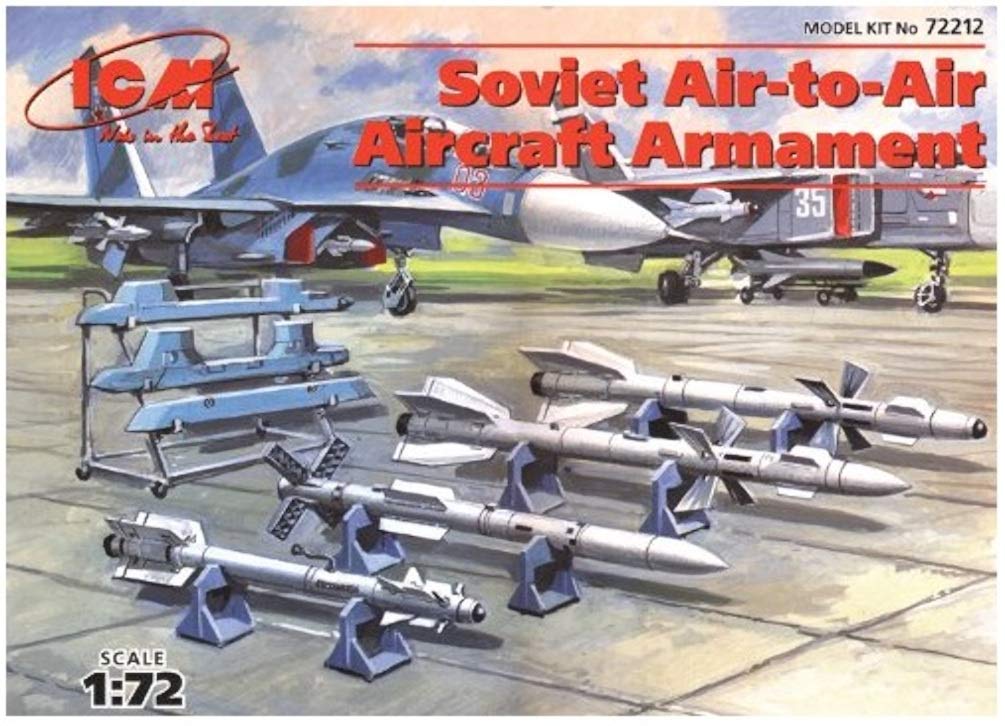 ICM ICM72212 1:72-Soviet Aircraft Armament (Missiles)
