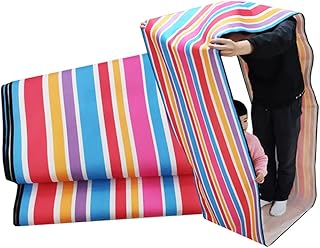 AGYHAM 1 PCS Teamwork Sports Game Run Mat, Adult Kids Field Outdoor Carnival Event Team Building Game Rolling Run Mat，4-20M (Size : Adult-6M)