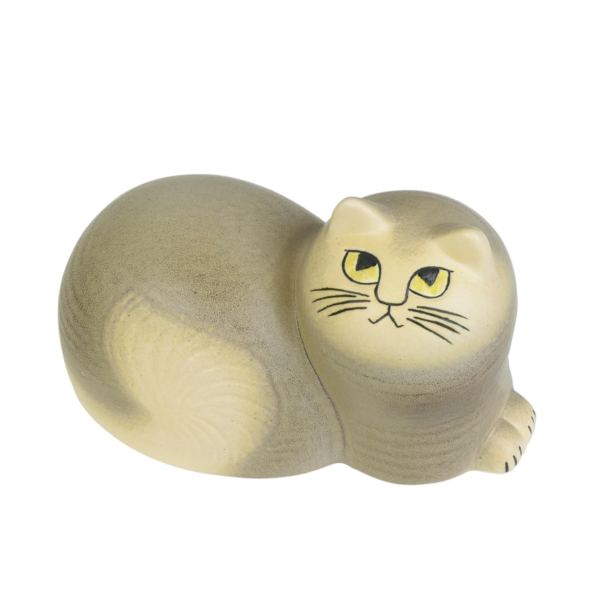 リサラーソン　置物　猫のマイ　グレー×イエローアイ Amazon.co.jp: [リサ・ラーソン]キャット マイ グレー（瞳