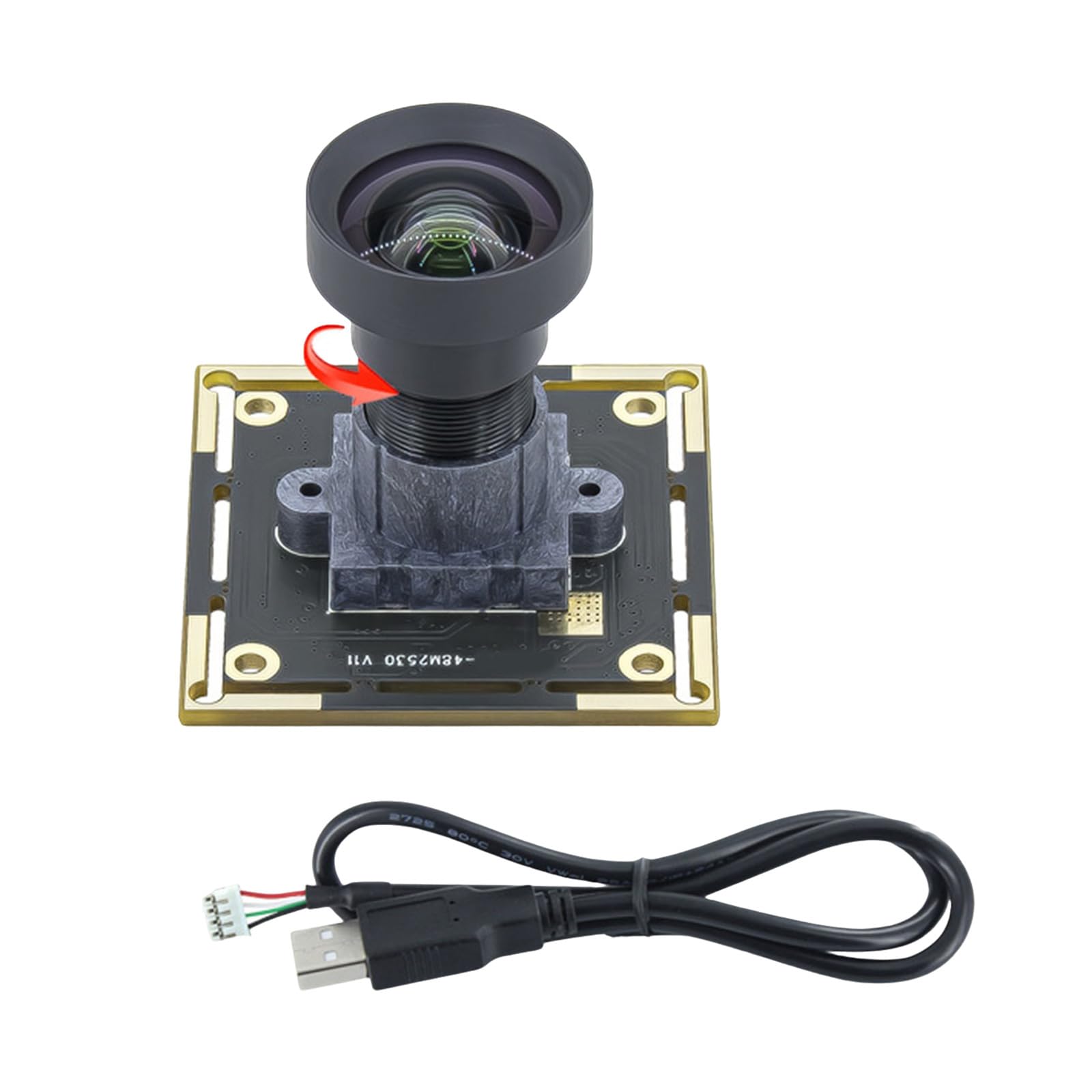 Webcam USB avanzata da 48 MP utilizzando IMX586, 68 gradi senza d
