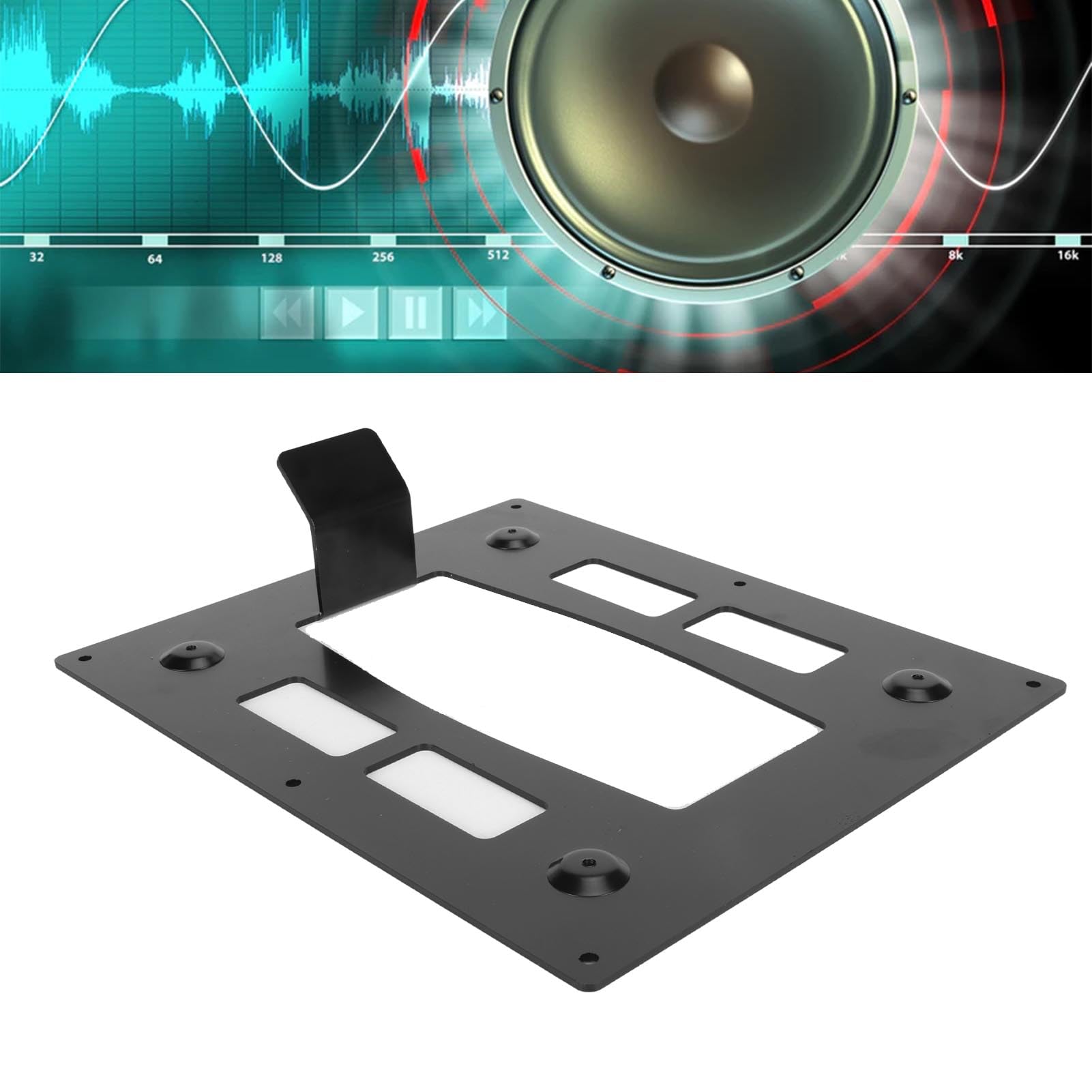 Diyeeni Wall Mount Bracket Compatible with Sonos Sub Gen 3 Gen 2 Speakers, Space Saving Speaker Wall Mount, with Screws and 4 Suction Cups, Thickened Metal Material