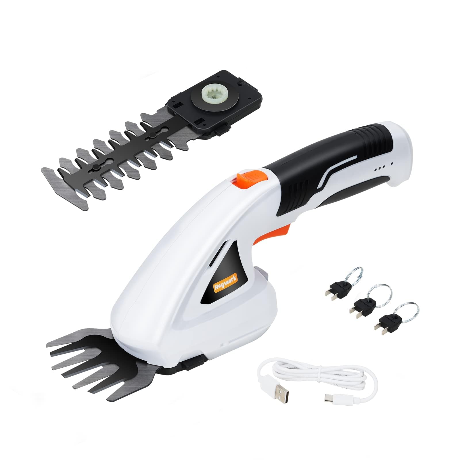 Amazon | Heywork 一台二役 3.6V充電式 コードレス芝生バリカン 生垣