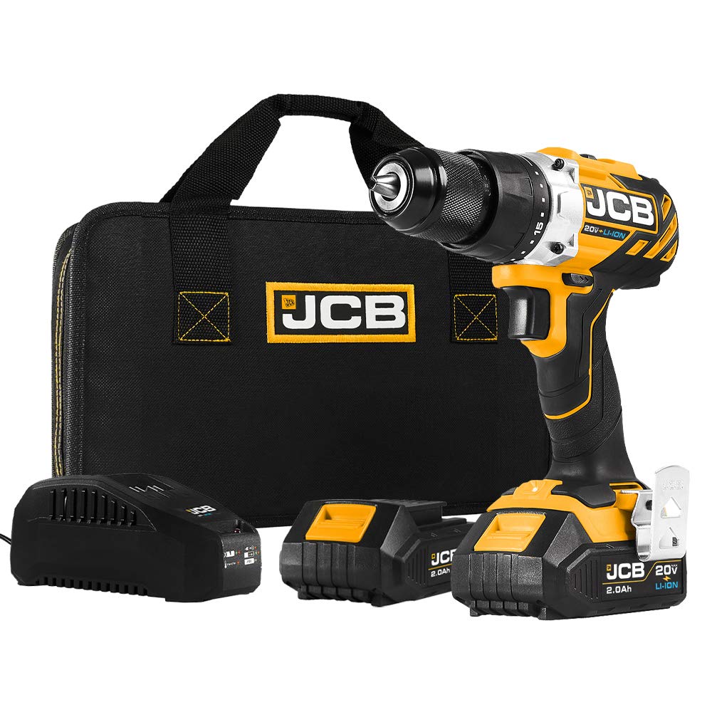 Buy JCB Tools JCB 20V Cordless Brushless Drill Driver Power Tool