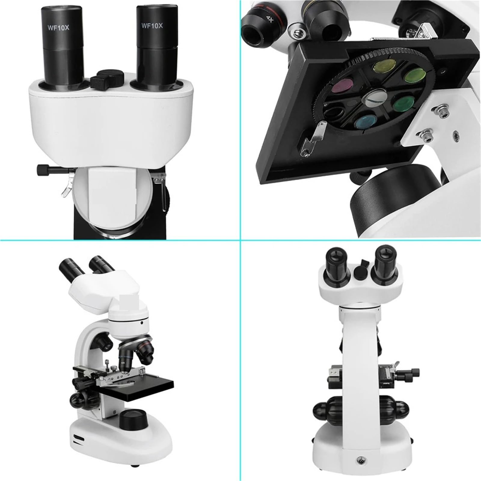 Mikroskop, Mikroskop biologiczny 40X-1600X Binokularny mikroskop optyczny elektronowy do przewodnika powrotu do szkoły,Produkty laboratoryjne i naukowe