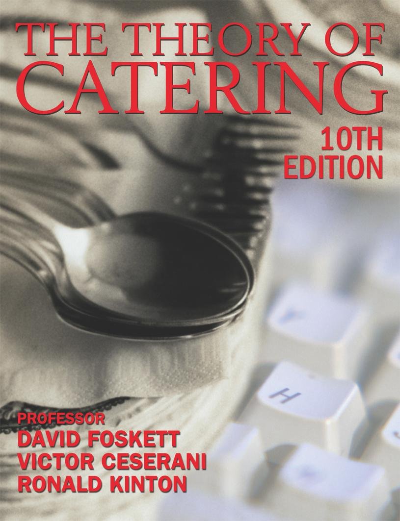 Theory of Catering 10th Edition