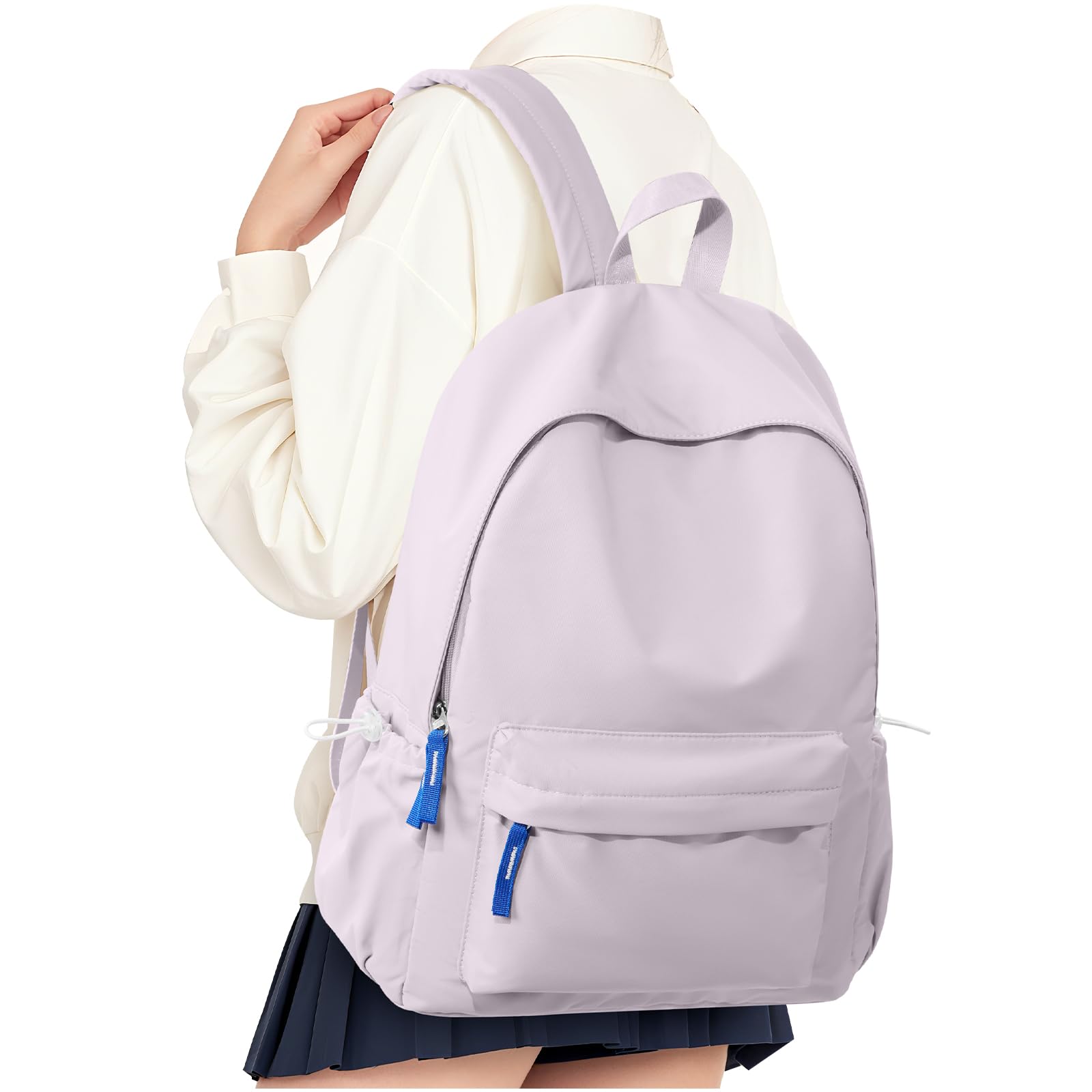 School Backpack for Teen Girls,Simple School Book Bag Waterproof High School Backpack for Boy Middle Student Bookbag College Backpack for Women Men
