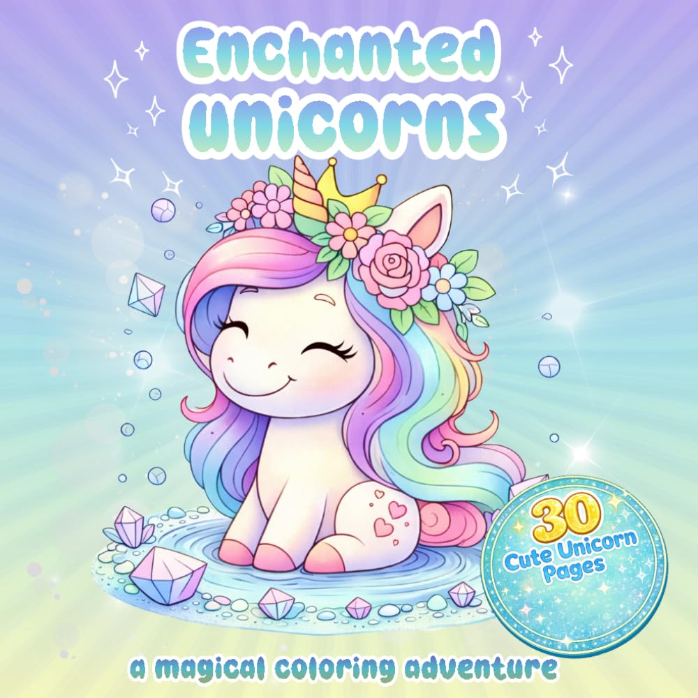 Enchanted Unicorns: A Magical Coloring Adventure