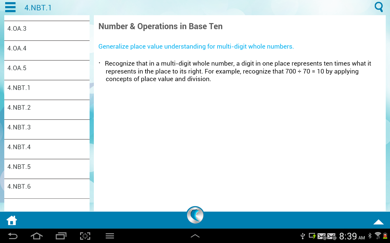 4th Grade Common Core Math - App on Amazon Appstore