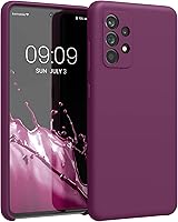 Vista 98 de kwmobile Funda compatible con Samsung Galaxy A52 / A52 5G / A52s 5G - Funda de Teléfono de Silicona TPU con Acabado Suave - Arrecife Azul