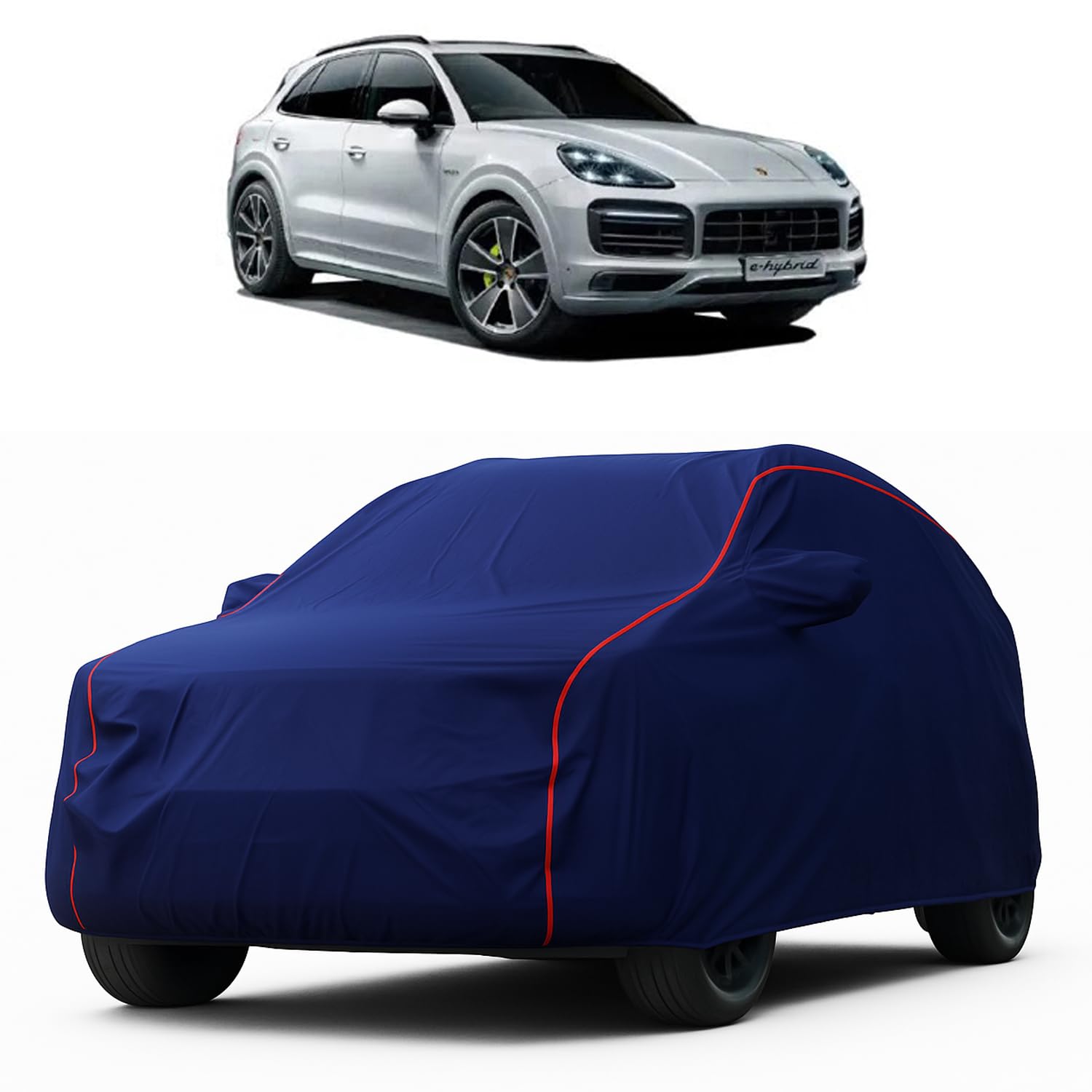 Heavy-Duty Car Cover for Compatible with Porsche Cayenne (2004 to 2025 All Models) Deluxe Car Protection Cover – Waterproof & UV-Resistant All-Season Exterior Protection