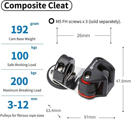Miniatura 2 de Base de leva mediana/Bullseye giratoria/Taco de leva de guía de paso de ángulo medio