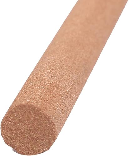 Miniatura 2 de Herramientas de mano de 5.906 in de longitud 600 Grit Round Rod afilado de piedras de aceite de molienda piedras de afilado 3 piezas