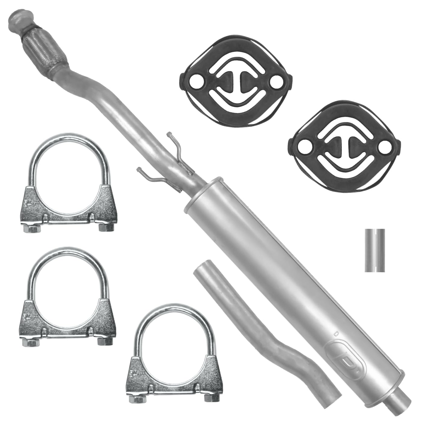 POLMOstrow Auspuff Mitteltopf für MINI Cooper R56/R57 1.6 Fließheck, Cabrio, Coupe 2008-11.2013