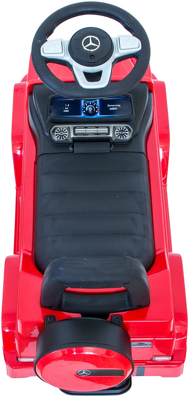 Rutscherauto Mercedes G350d, Babyrutscher mit leisen Kunststoffrädern, Kinderfahrzeug, Rutschauto
