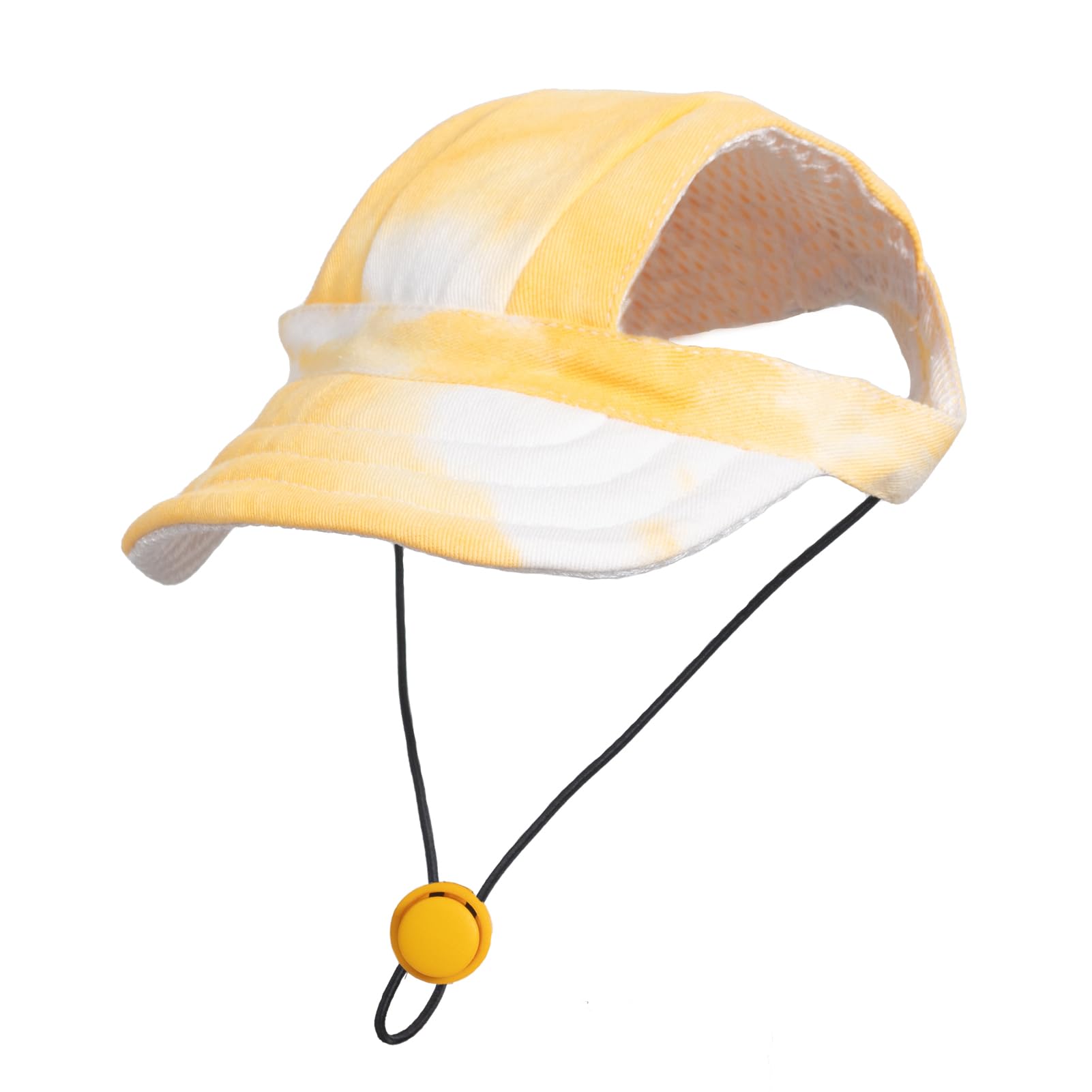 Pet Dog hat, cat hat, Sun hat, Puppy Baseball hat, Outdoor hat Suitable for Small Dogs and Cats (Yellow, Small)