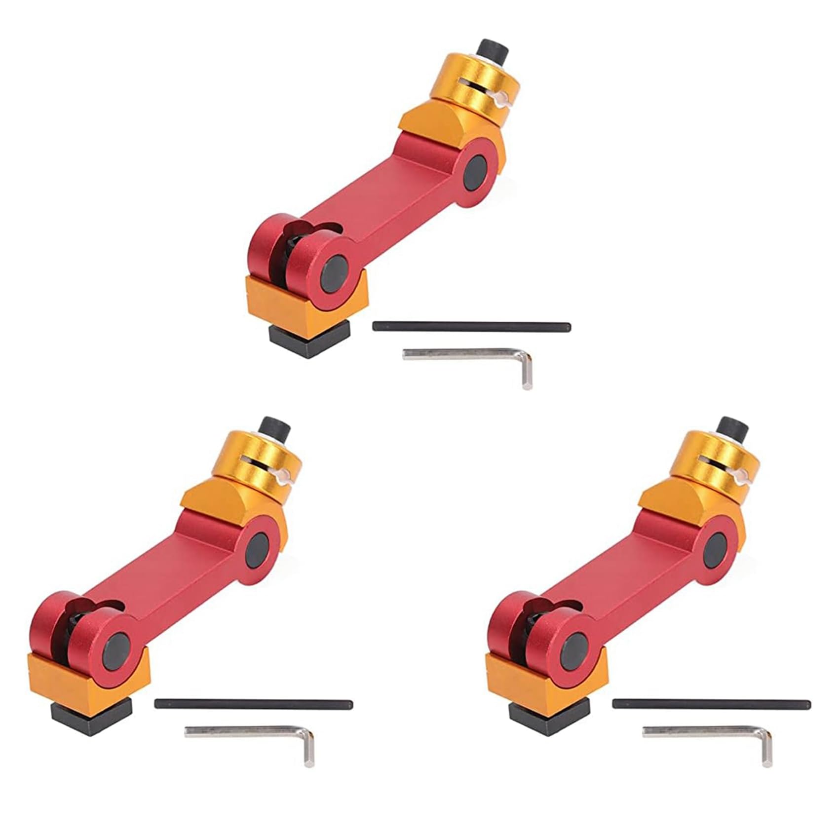 Jnchdghwa As Shown 3X Adjustable Milling Vise Stop, Cnc Mill Work Stop Part Locator Milling Machine Positioner