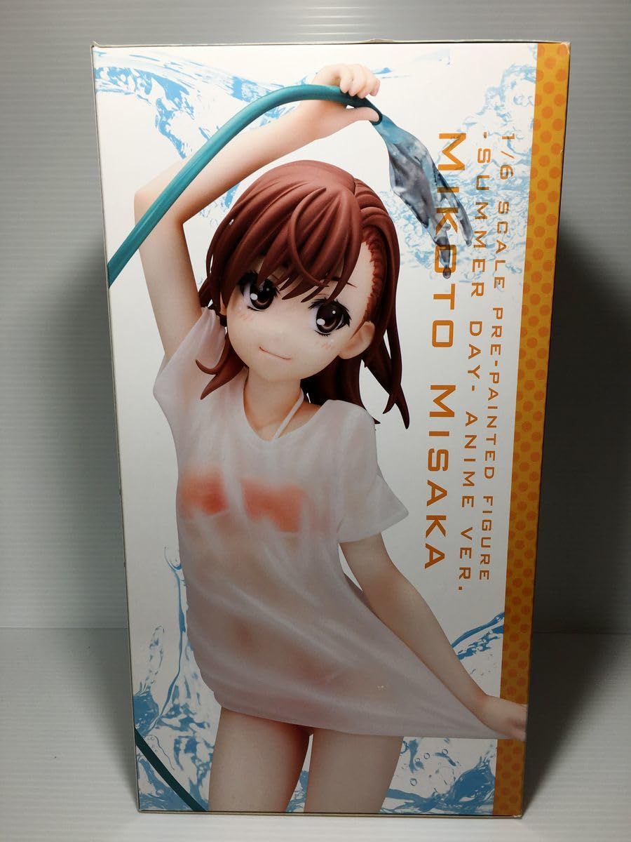 Amazon.co.jp: とある科学の超電磁砲S 御坂美琴 水遊びフィギュア 