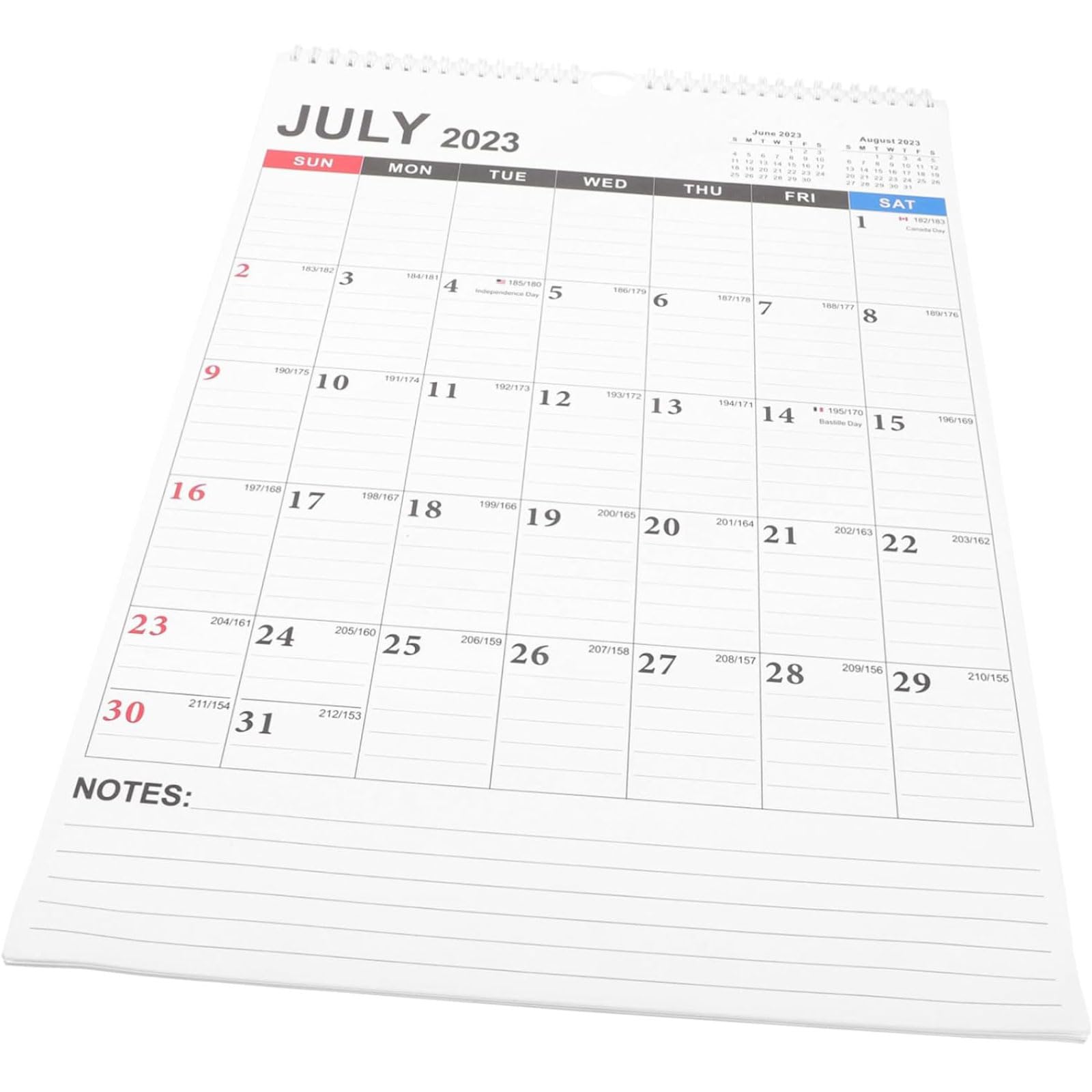 Calendario da parete Calendario da parete inglese 2024 Calendario in stile aziendale con agenda di pianificazione mensile e settimanale adatto per il posizionamento in ufficio Calendario da tavolo