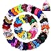 Produktbild Samt Haargummis 46 Stück, SZRWD Haargummis Mädchen Elastische Gummibänder Haarbänder Scrunchies, 45 Farben Haarband Haaschmuck mit Geschenktüte Für Damen Oder Mädchen Haarschmuck