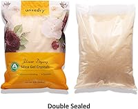 Vista 5 de wisedry 10 LBS Silica Gel Flower Drying Crystals, 2 Packs of 5 LBS, Fine Crystals < 1mm, Color Indicating, Reusable
