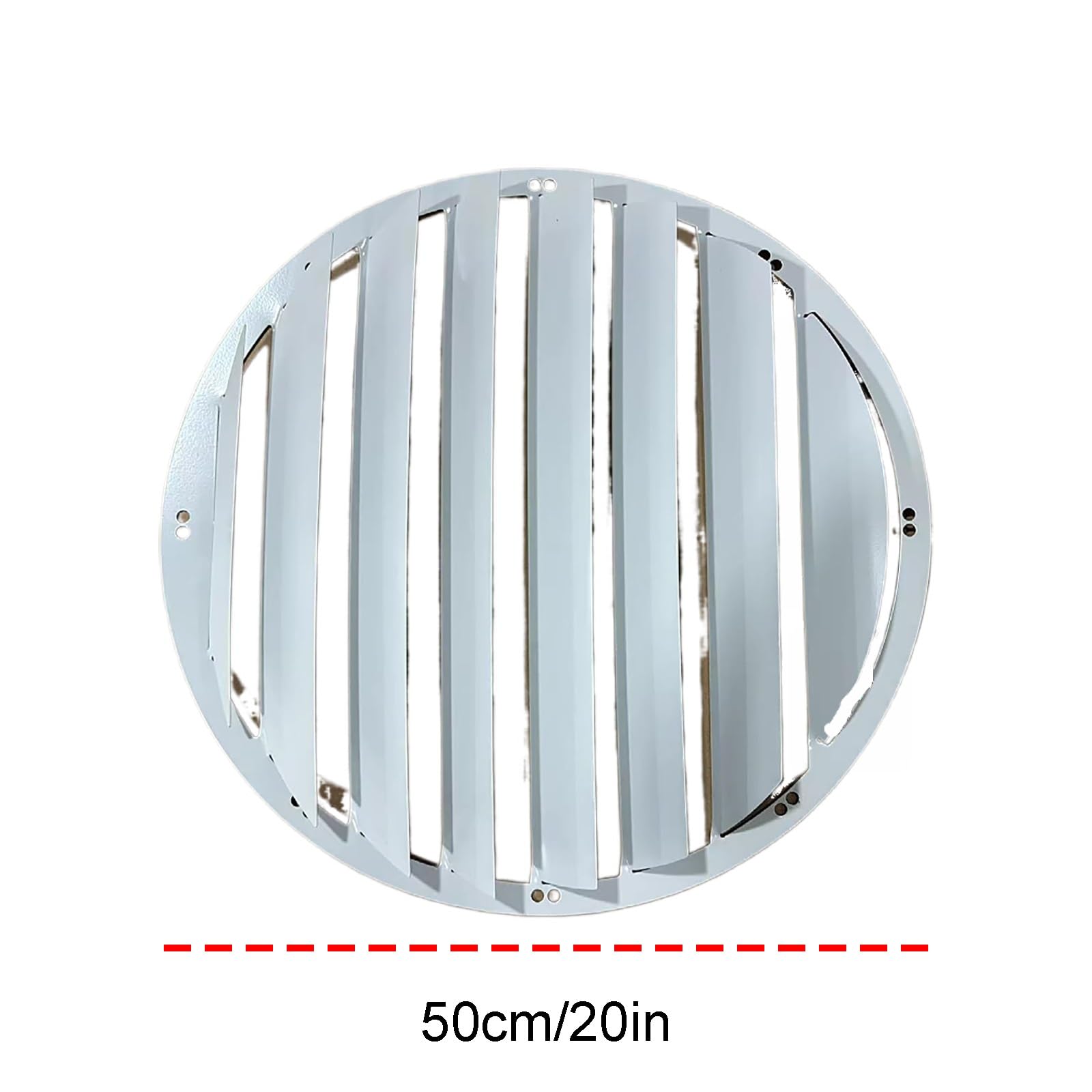 Deflettore per Compressore del Condizionatore d'Aria Copertura Deflettore per Guida del Vento Paravento per Dissipazione del Calore Griglie Anti-Dirette Defender per Recinzione(50cm/20in)