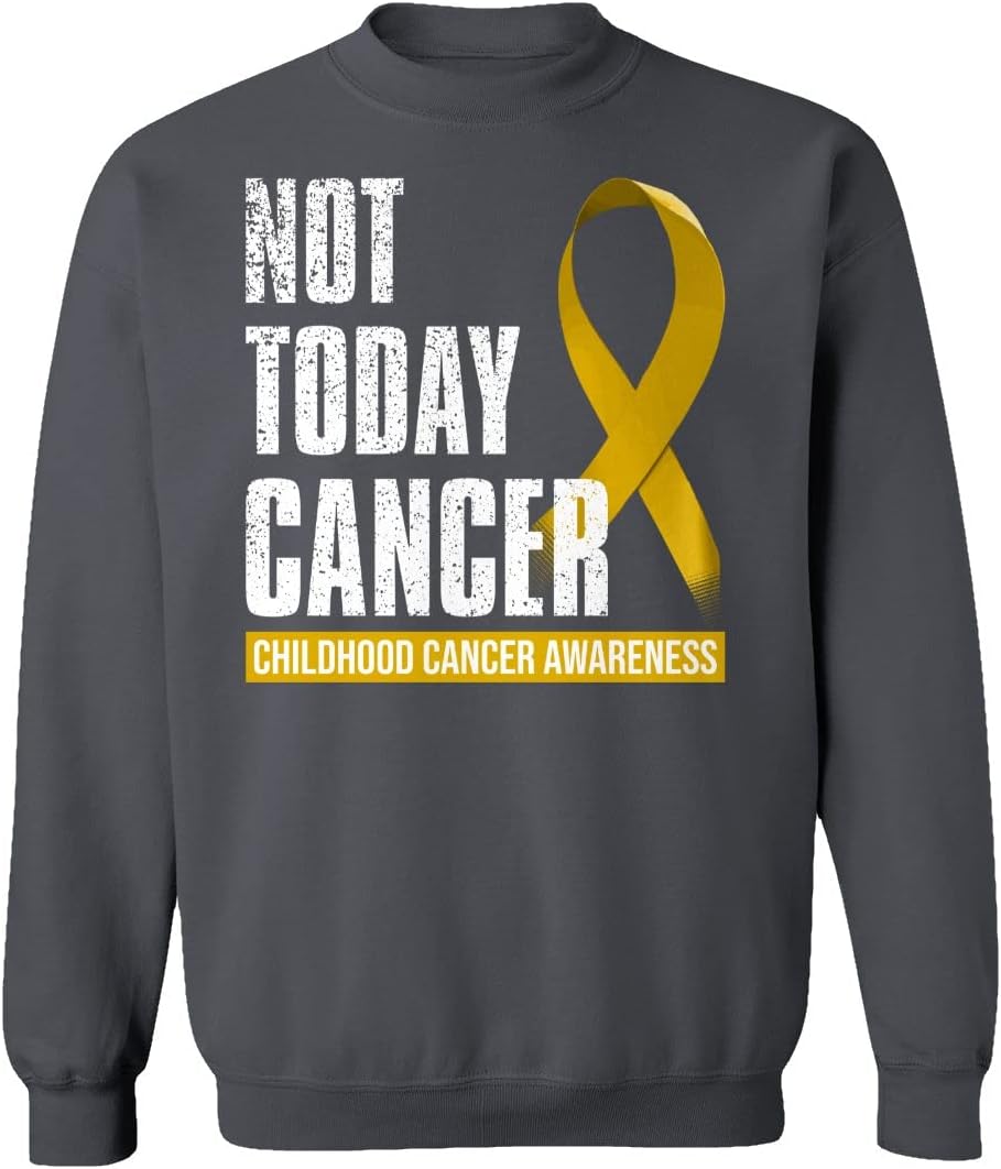 Not Now Childhood Cancer Awareness Unisex Sweatshirt Crewneck Sweater