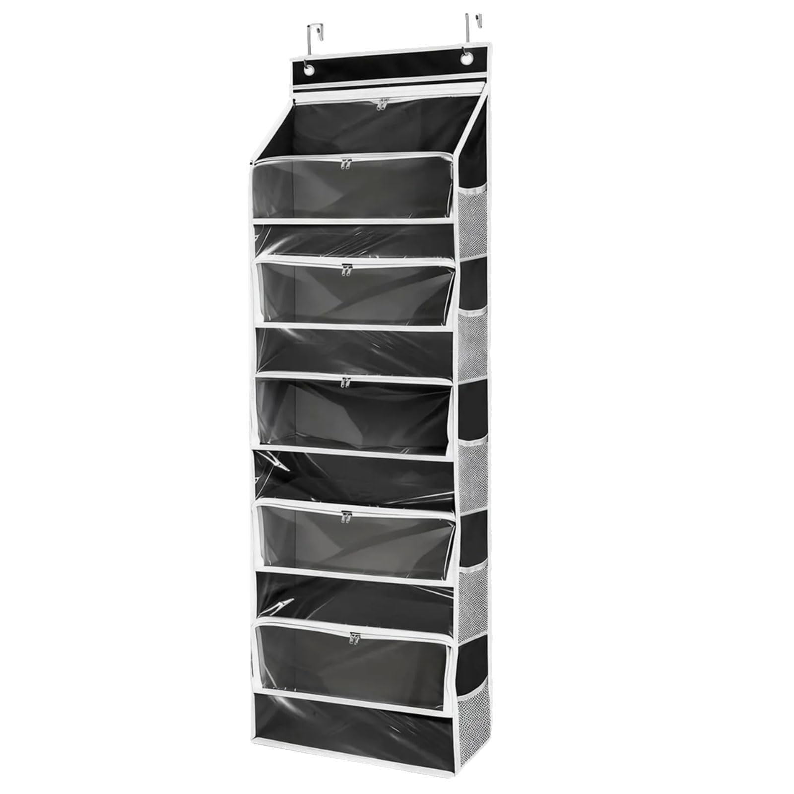LUCKGONI Over The Door Storage organizers With 6 Pockets And 12 Compartments 600D Oxford Fabric For Home Organization