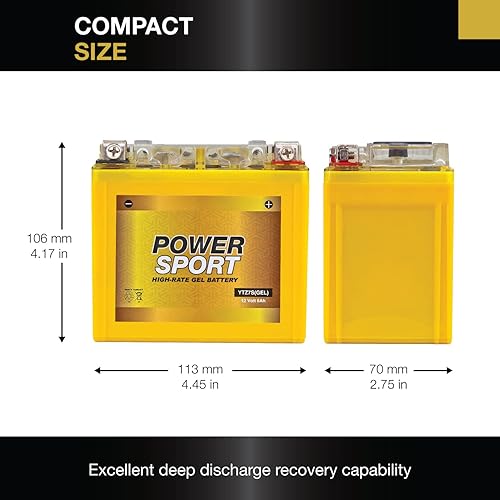Miniatura 5 de YTZ7S GEL 12V 6AH 160 CCA Gel Power Sport Batería