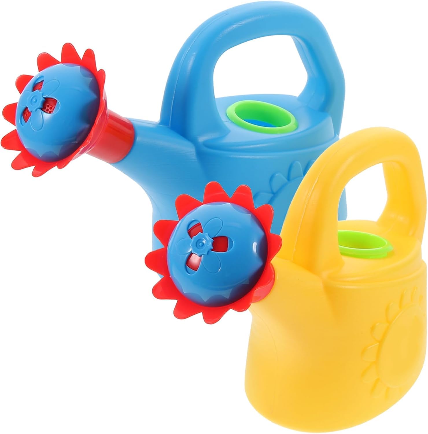 2pcs Chicken Watering Cans Spout Watering Can for Kids Bath Beach Watering Early Educational Home School Use (Random Color)