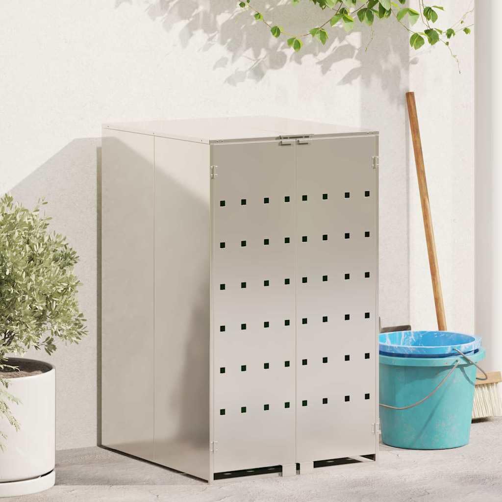 Almacenamiento de Contenedor Rodante con Tapa Abatible a Gas para Contenedor de 240L,Productos del hogar,Accesorios para contenedores de residuos,Soportes para contenedores de residuos-42018689