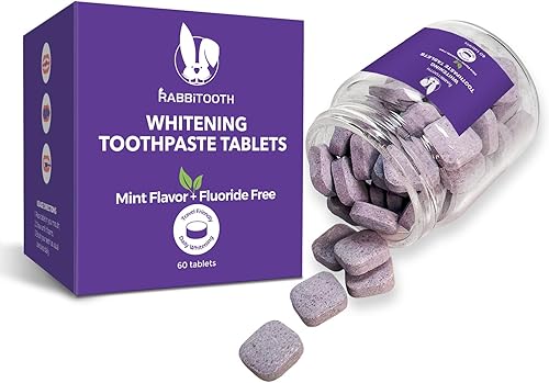 Tabletas de pasta de dientes moradas para blanquear los dientes, 60 piezas