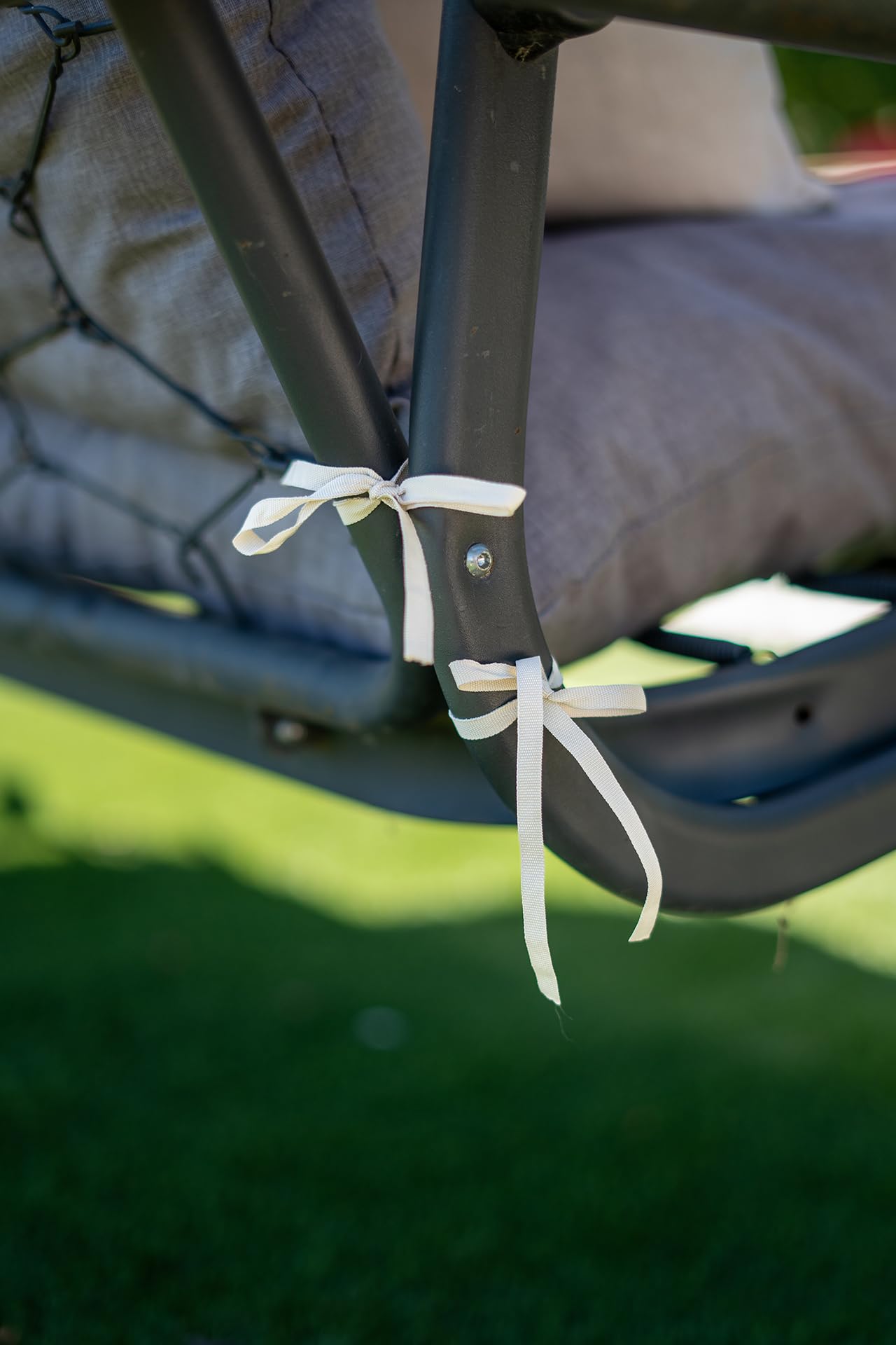 Cuscini per Dondolo 4 posti (170x52x12cm) - Incluso anche il tettuccio coordinato - 100% Made in Italy - Ideale per esterni (giardini e cortili) - Telaio non incluso