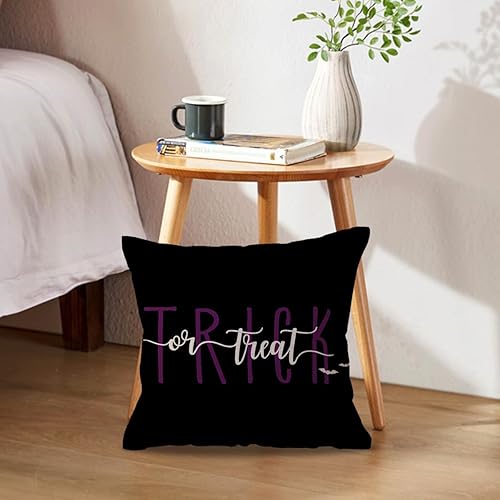 Vista 13 de Fundas de almohada decorativas de Halloween rectangular/umbar de 12 x 20 pulgadas, fundas de almohada de murciélago de Feliz Halloween, decoración