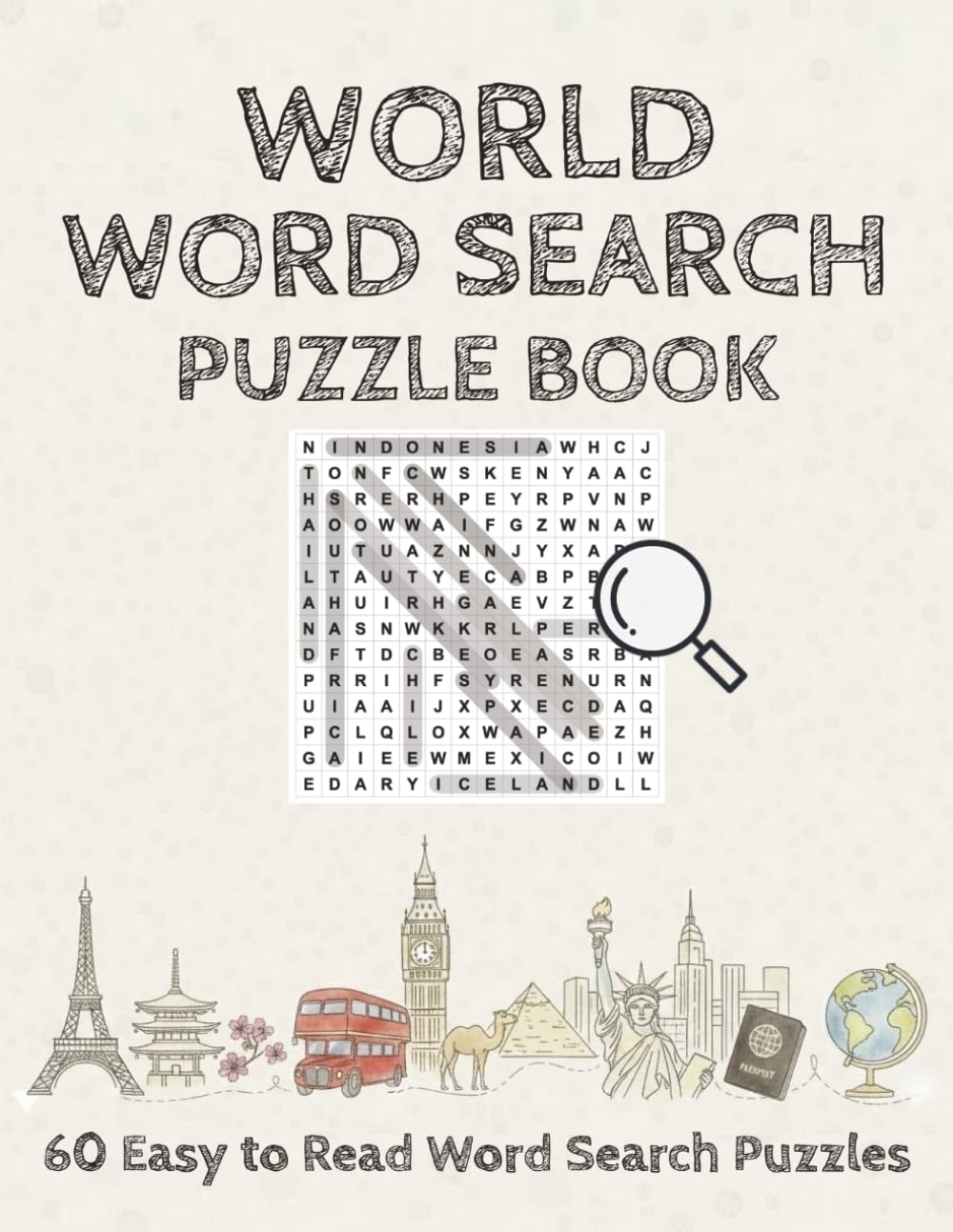 WORLD WORD SEARCH PUZZLE BOOK (Miss Puzzled Extraordinary Wood Search Puzzle Books)
