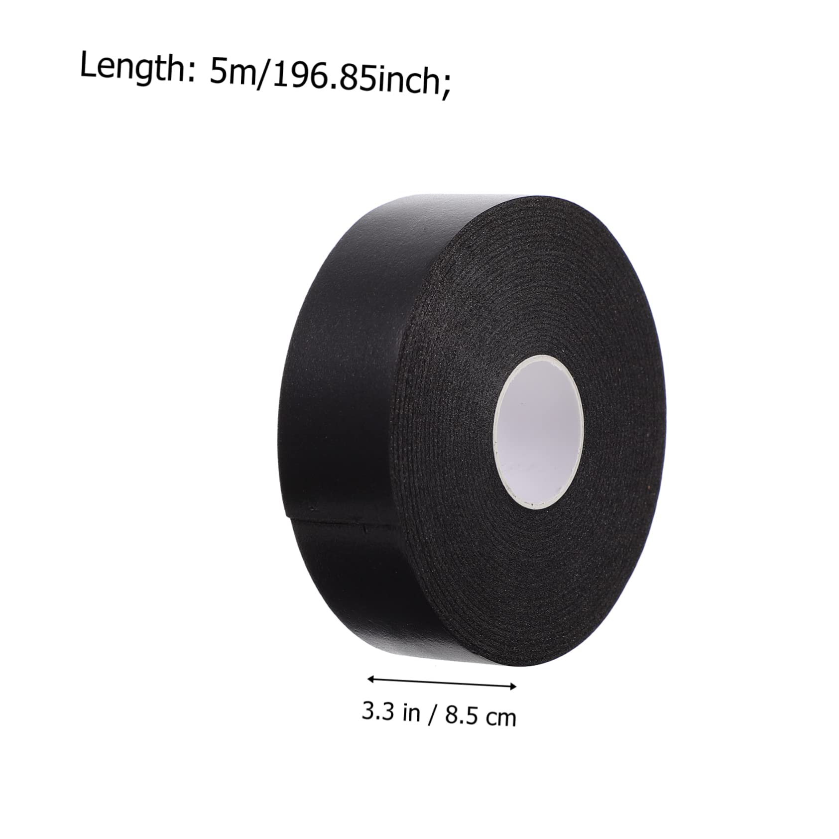 VICASKY 5 Rolls Eye Patch Foam Eye Pad Belt Lash Extension Tape Black Foam Tape Skin Eyelash Strips