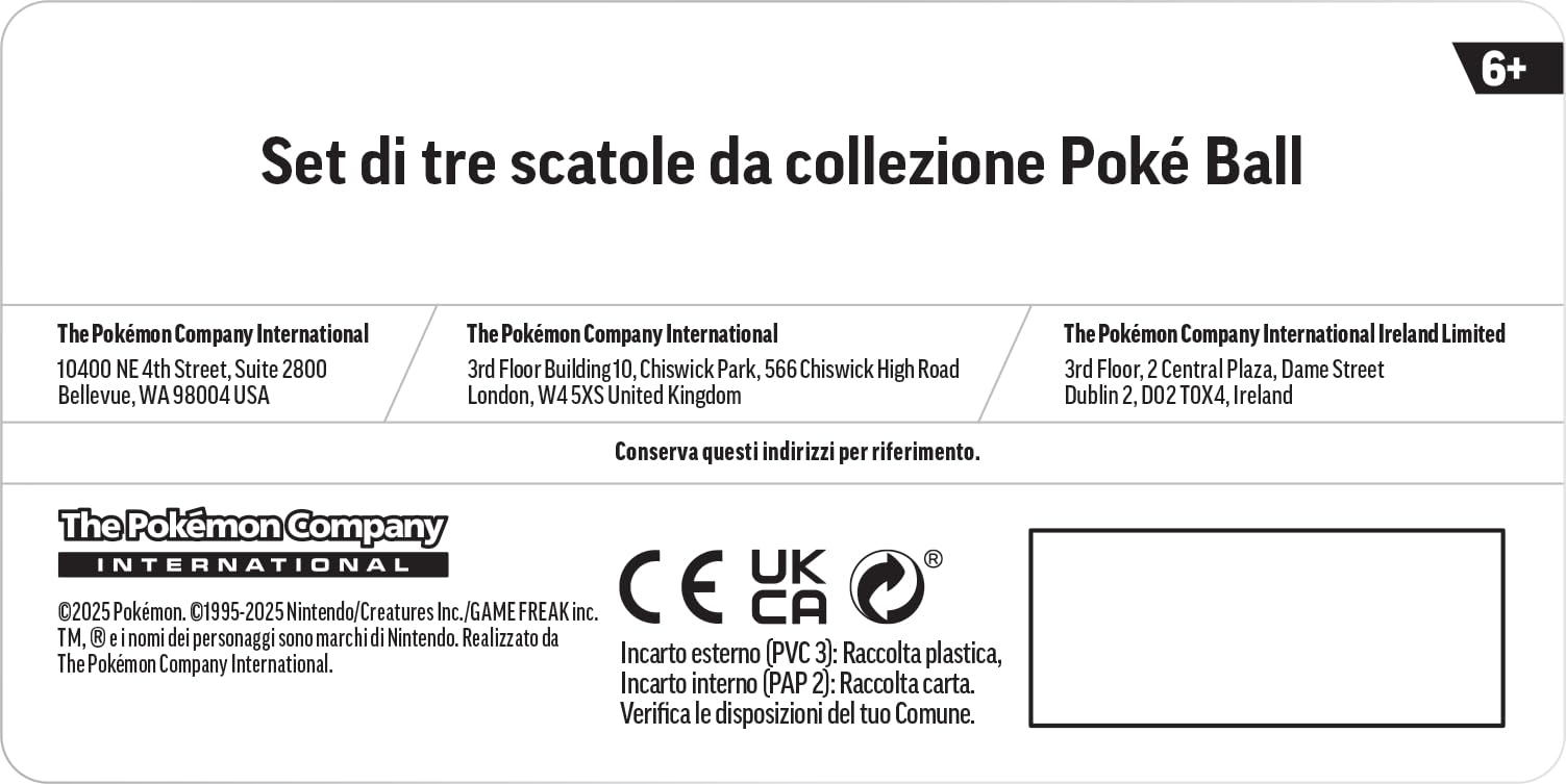 Pokémon: set di scatole da collezione Poké Ball del GCC Poké, Premier e Bis Ball (nove buste di espansione e sei fogli di adesivi) - Esclusiva Amazon