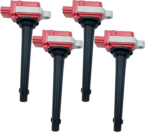 Bobinas de encendido de alta energía UF591 22448-ED800 22448-CJ00A H1244-R JUEGO DE 4 COMPATIBLES CON NISSAN MARCH SENTRA TIIDA 1.6 1.8 2.0 L4