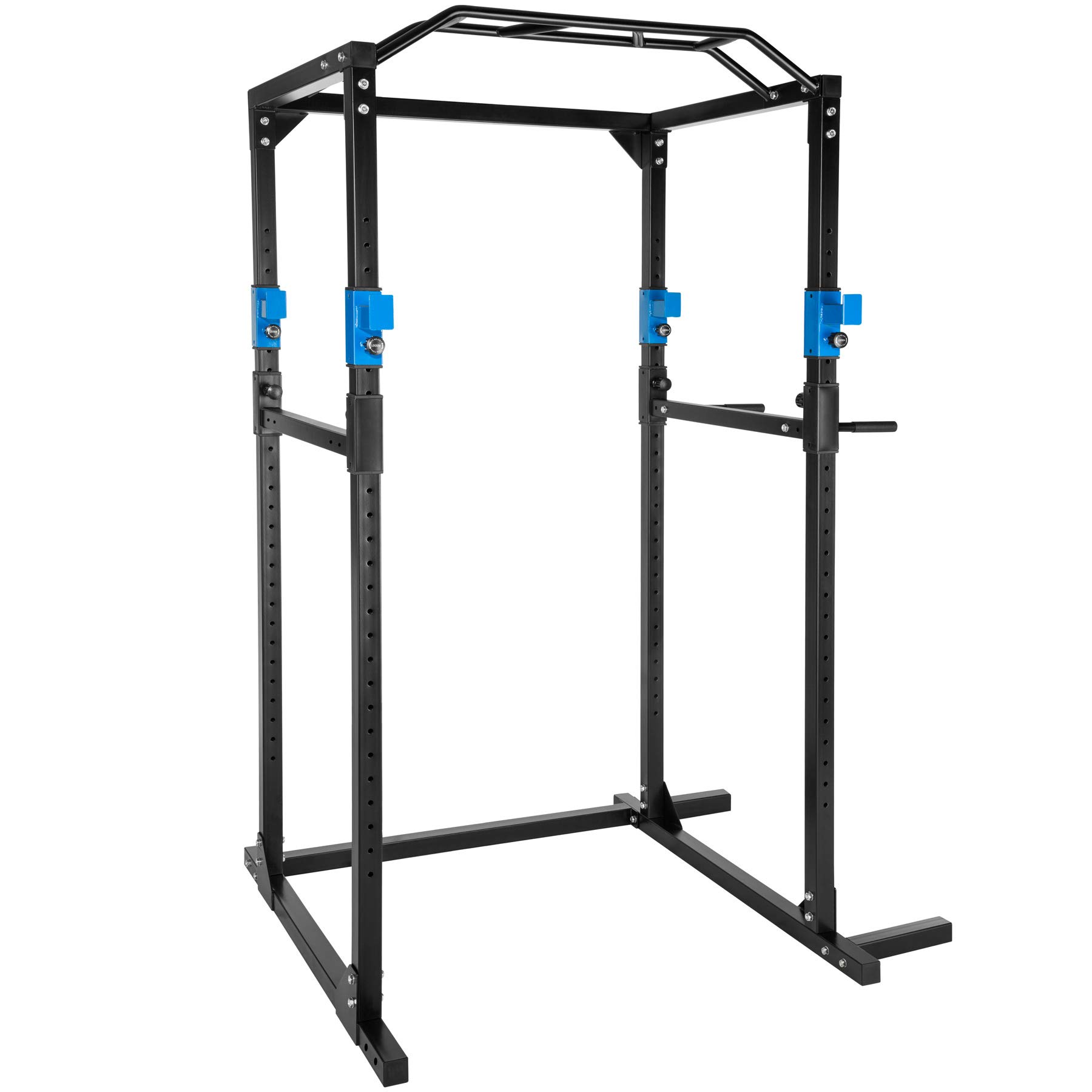 tectake Station de Musculation Cage de Musculation | Double Barre de Traction | Barres à dips emboîtables - diverses Couleurs et modèles
