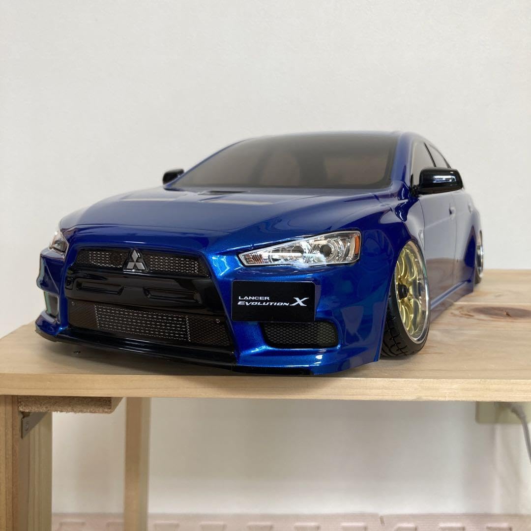 タミヤ 1/10RC ランエボXボディ（メーカー完成品） 送料無料 1/10 美品 田宮 タミヤ ランエボⅩ ボディ塗装済み