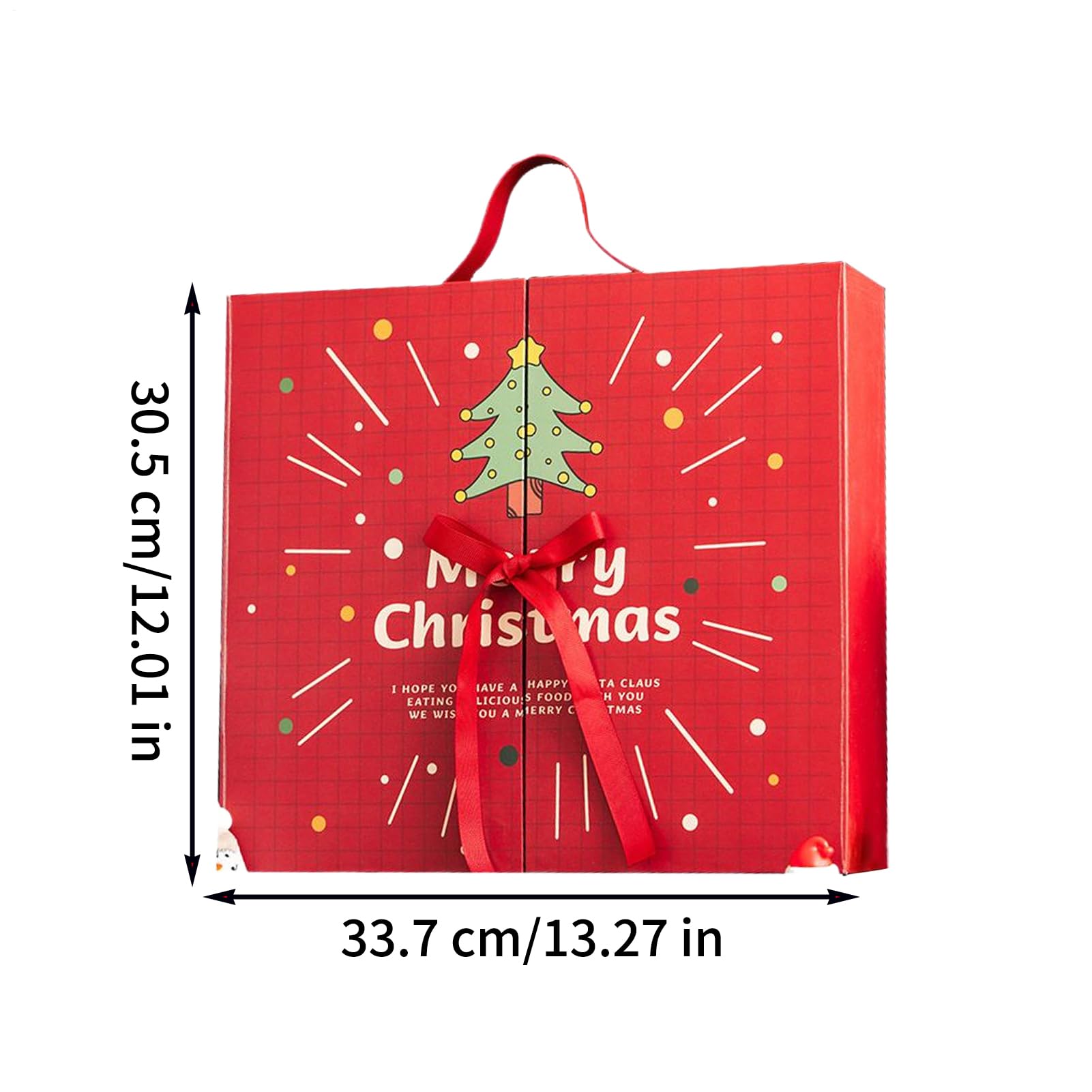 Cajas De Calendario De Adviento Reutilizable 24 Días Vacío Rellenable