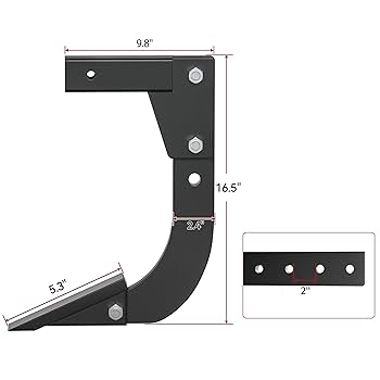 Amazon.co.jp: YITAMOTORヒッチマウントリッパー、ヒッチ
